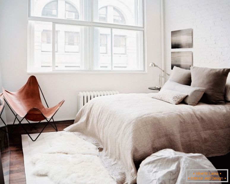 Спаваћа соба у стилу минимализма - 70 фотографија првобитног