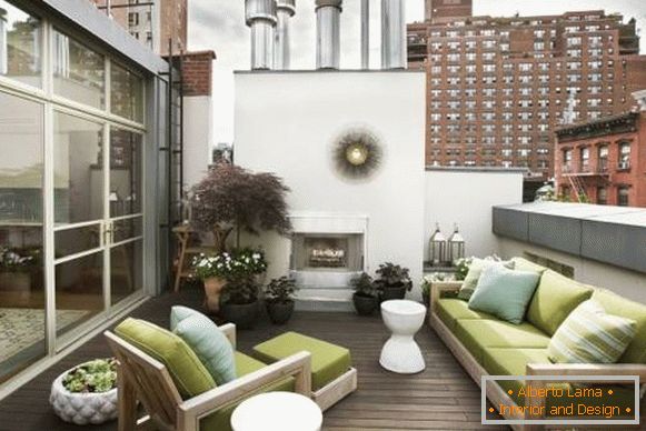 Предивне терасе - фотографија у високоградњи са становима