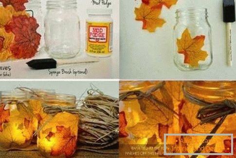Како украсити кућу са јесенским листовима