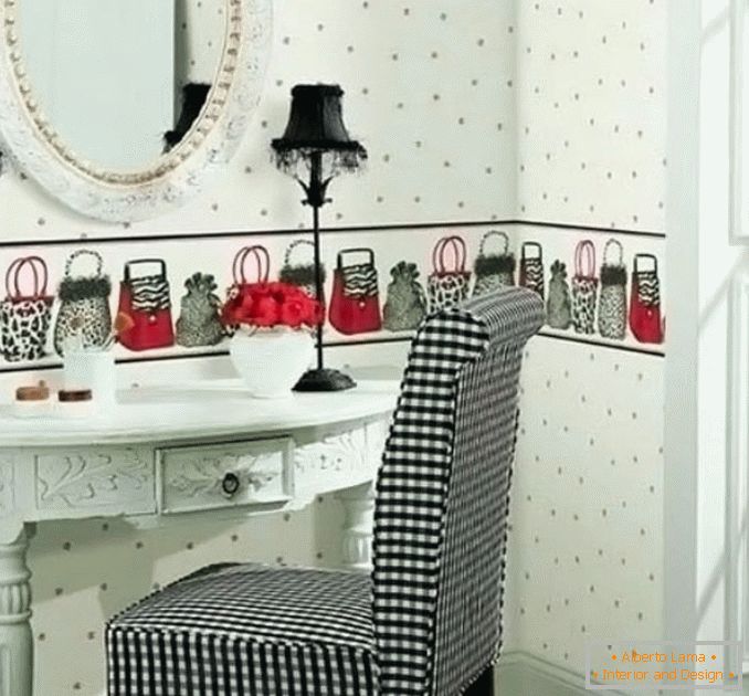 Гардеробне столице са огледалом за фотографију у спаваћој соби 8